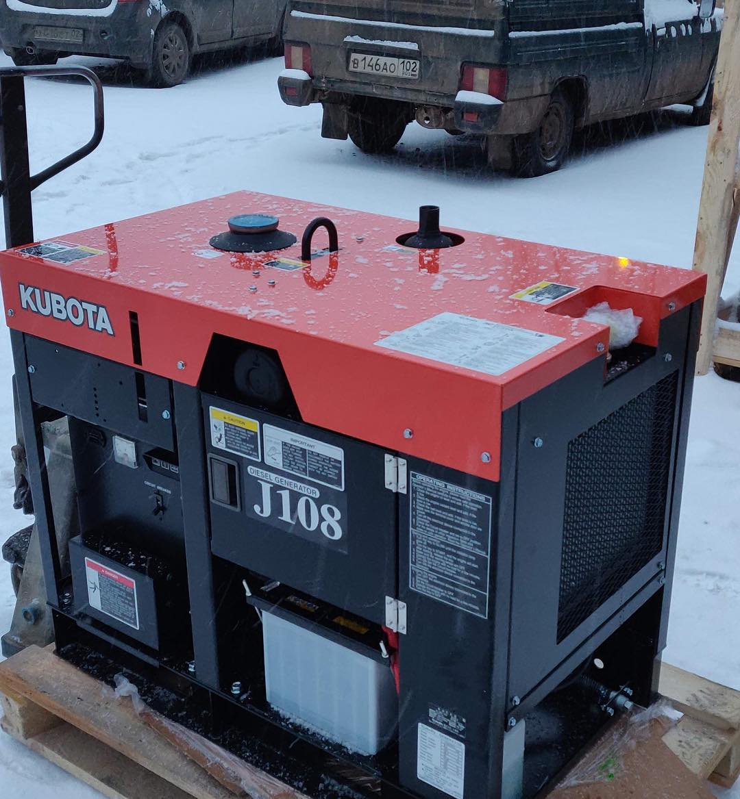 Поставка генераторов Kubota j108