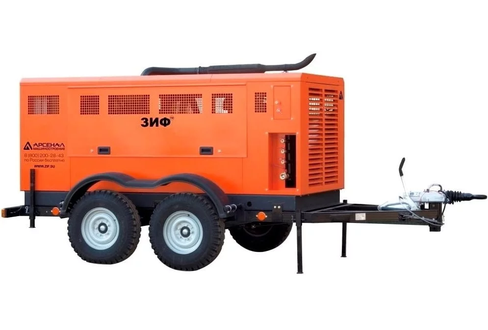 Дизельный компрессор ЗИФ ПВ-24/0,7 на шасси