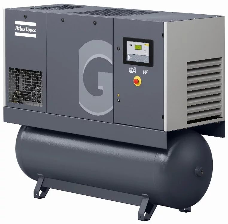 Винтовой компрессор Atlas Copco GA 26 13 FF с ресивером