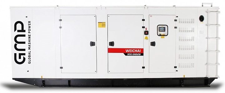 Дизельный генератор Weichai GMP 743WA в кожухе