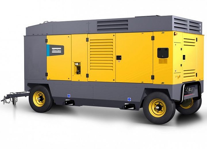 Дизельный компрессор Atlas Copco V 1200 20 на шасси