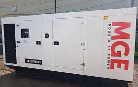 Дизельный генератор Doosan MGE 300-Т400 в кожухе с АВР — фото 1