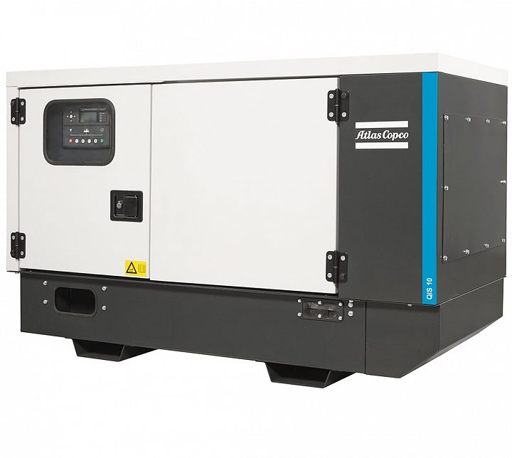 Дизельный генератор Atlas Copco QIS 10 в кожухе
