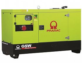 Дизельный генератор Pramac GSW 22 P в кожухе — фото 1