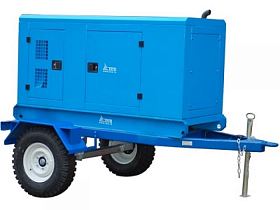 Дизельный генератор ТСС АД-50С-Т400-1РКМ11 на шасси — фото 1