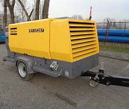 Дизельный компрессор Atlas Copco XAMS 287 DD на шасси — фото 4