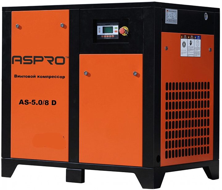 Винтовой компрессор ASair (ASpro) AS-5.0/8-D